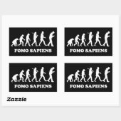 Sticker Rectangulaire Fomo Sapiens (Feuille)