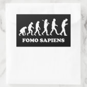 Sticker Rectangulaire Fomo Sapiens (Sac)