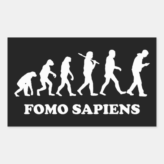 Sticker Rectangulaire Fomo Sapiens (Devant)