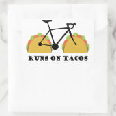 Sticker Rectangulaire Fonctionne Sur Tacos (Sac)