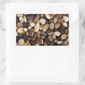 Sticker Rectangulaire Fond de galets (Sac)