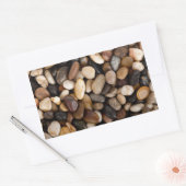 Sticker Rectangulaire Fond de galets (Enveloppe)