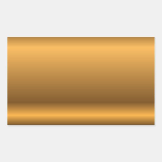 Sticker Rectangulaire Fond doré (Devant)