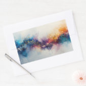 Sticker Rectangulaire Fonds d'écran et arrière-plans d'art de notes musi (Enveloppe)