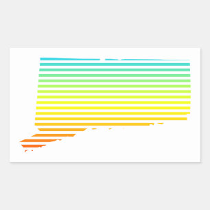 Sticker Rectangulaire fondu de refroidissement de connexion
