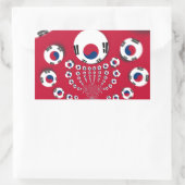 Sticker Rectangulaire Football. (Sac)