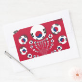 Sticker Rectangulaire Football. (Enveloppe)