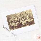 Sticker Rectangulaire Football UMass 1888 (Enveloppe)