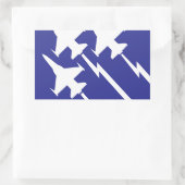 Sticker Rectangulaire Force aérienne (Sac)