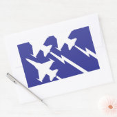 Sticker Rectangulaire Force aérienne (Enveloppe)
