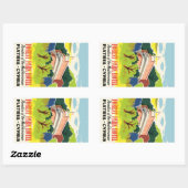 Sticker Rectangulaire Forest Park Hotel (Platres Cyprus) Vector format (Feuille)