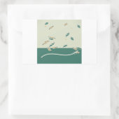Sticker Rectangulaire Forest Whimsy douce magie forestière (Sac)