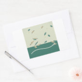 Sticker Rectangulaire Forest Whimsy douce magie forestière (Enveloppe)