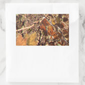 Sticker Rectangulaire Forêt d'automne dynamique Nature Camouflage Décor (Sac)