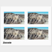 Sticker Rectangulaire Forêt pétrifiée Blue Mesa Badlands Désert Photo (Feuille)