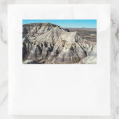 Sticker Rectangulaire Forêt pétrifiée Blue Mesa Badlands Désert Photo (Sac)