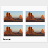 Sticker Rectangulaire Formation de Monument Valley Utah Desert Rock (Feuille)