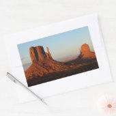 Sticker Rectangulaire Formation de Monument Valley Utah Desert Rock (Enveloppe)