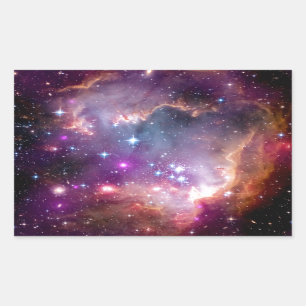Sticker Rectangulaire Formation d'étoiles NGC 602 - Photo de la NASA Hub