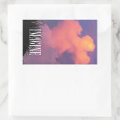 Sticker Rectangulaire Formes Cloud (Sac)