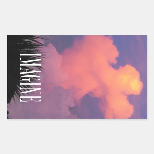 Sticker Rectangulaire Formes Cloud (Devant)