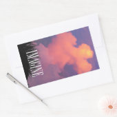 Sticker Rectangulaire Formes Cloud (Enveloppe)