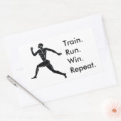 Sticker Rectangulaire Formule gagnante de l'athlète grec (Enveloppe)