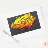 Sticker Rectangulaire Formule quadratique I Math Formule I Symbole amusa (Enveloppe)