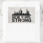 Sticker Rectangulaire Fort de New York (Sac)