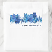 Sticker Rectangulaire Fort Lauderdale Clover Blue (Sac)