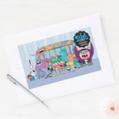 Sticker Rectangulaire Foster's Home for Imaginary Friends | Bus scolaire (Enveloppe)