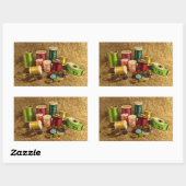 Sticker Rectangulaire Fournitures de couture (Feuille)
