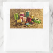 Sticker Rectangulaire Fournitures de couture (Sac)