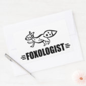 Sticker Rectangulaire Fox (Enveloppe)
