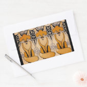 Sticker Rectangulaire Foxy (Enveloppe)