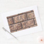 Sticker Rectangulaire Fragment du mur des grands blocs de béton (Enveloppe)