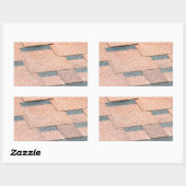 Sticker Rectangulaire Fragment étanche d'un revêtement de toit (Feuille)