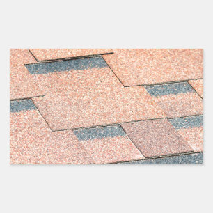 Sticker Rectangulaire Fragment imperméable d'une bâche d'un toit