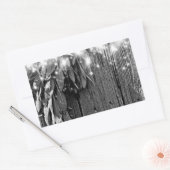 Sticker Rectangulaire Fraîchement Couché Gris Gris Gris Gris Luminaires (Enveloppe)