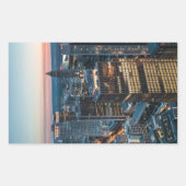 Sticker Rectangulaire Francfort Allemagne (Devant)