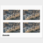 Sticker Rectangulaire Francfort-sur-le-Main (Feuille)