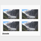 Sticker Rectangulaire Franz Josef Glacier, Nouvelle-Zélande (Feuille)