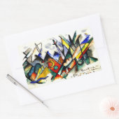 Sticker Rectangulaire Franz Marc - Sonatine pour Violon et Piano (Enveloppe)