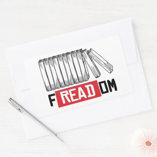 STICKER RECTANGULAIRE FREADOM (Enveloppe)