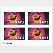 Sticker Rectangulaire Freakin' Bats Halloween ID223 (Feuille)