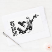 Sticker Rectangulaire Freinage des pousses à rebord (Enveloppe)