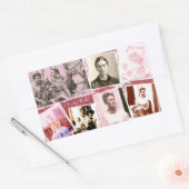 Sticker Rectangulaire Frida Kahlo Photo Montage (Enveloppe)
