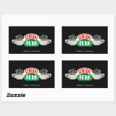 Sticker Rectangulaire FRIENDS™| Logo Central Perk (Feuille)