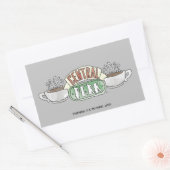 Sticker Rectangulaire FRIENDS™| Logo Central Perk Watercolor (Enveloppe)