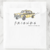 Sticker Rectangulaire FRIENDS™| Taxi-taxi (Sac)